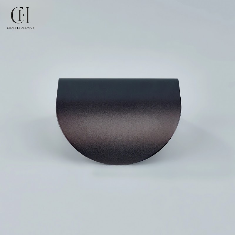 Cresta Brass Curve Cabinet Pull – Oil Rubbed Bronze - View 2