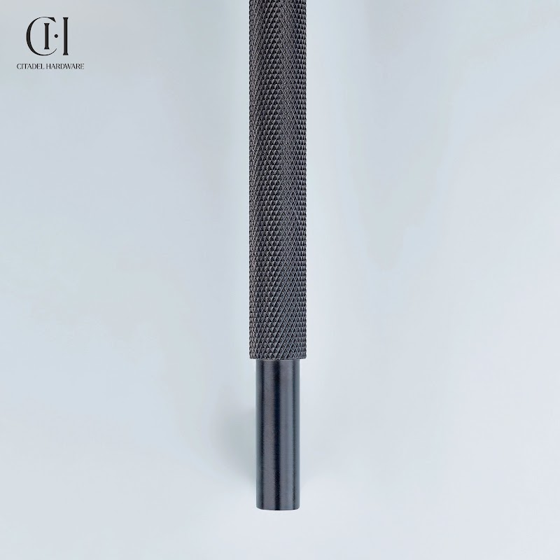 Aion Knurled Brass Cabinet Handle – Oil Rubbed Bronze - View 6