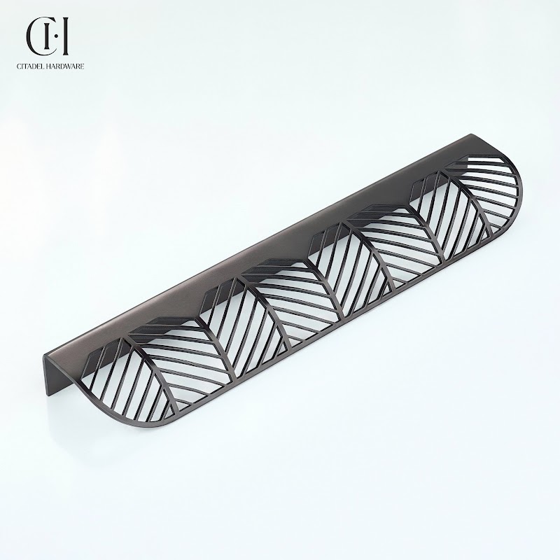 Bluxom Edge Lip Pull Brass Handle – Oil Rubbed Bronze - View 3