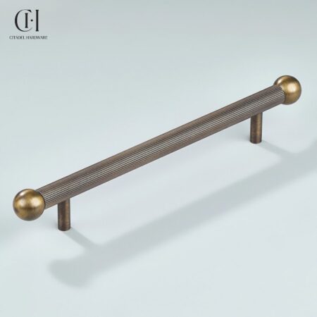 Brillux Linear Knurled Antique Bronze by Citadel Hardware