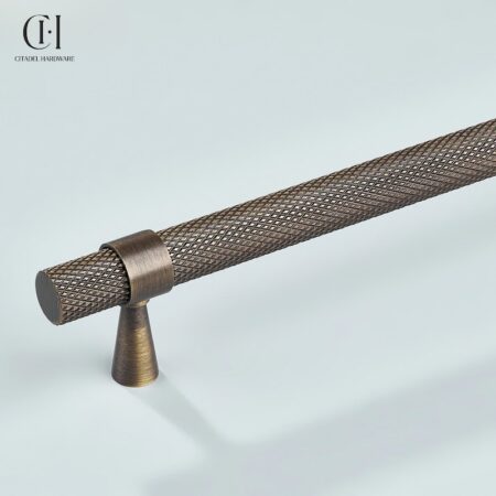 Canyox Knurled Antique Bronze by Citadel Hardware
