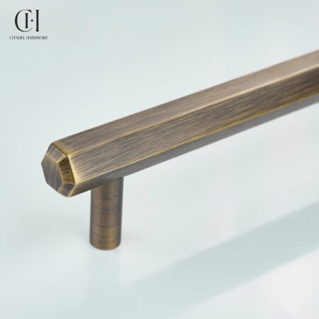 Corvel Hexagonal Antique Bronze by Citadel Hardware