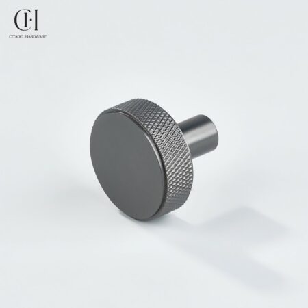 Ambra Round Gunmetal by Citadel Hardware