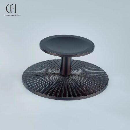 Astra Star Knurled Circular Plate Oil Rubbed Bronze by Citadel Hardware