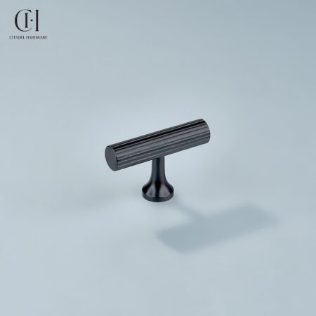 Keld Linear Knurled T-knob Oil Rubbed Bronze by Citadel Hardware