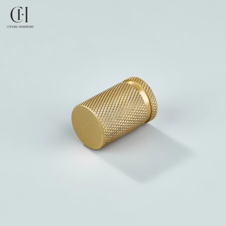 Riven Knurled Cylinder Gold by Citadel Hardware