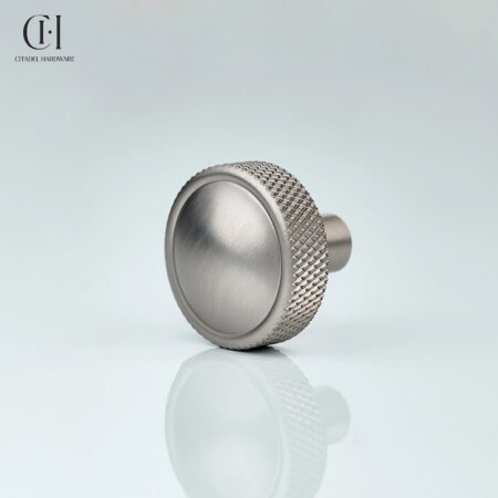 Fenn Knurled Round Silver by Citadel Hardware