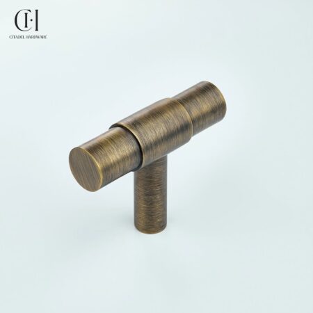 Grooved T-bar Antique Bronze by Citadel Hardware