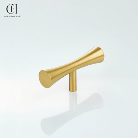 Vesko Curve T-knob Gold by Citadel Hardware