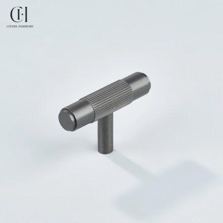 Talon Linear Knurled T-knob Gunmetal by Citadel Hardware