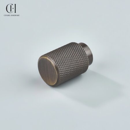 Vance Knurled Cylinder Antique Bronze by Citadel Hardware