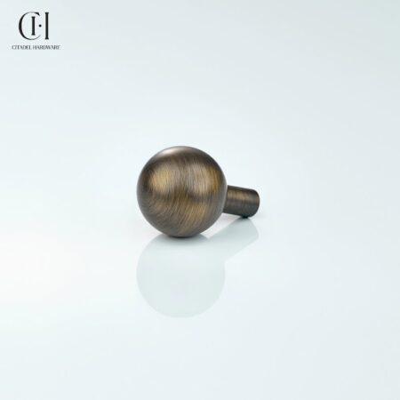 Orva Ball Antique Bronze by Citadel Hardware
