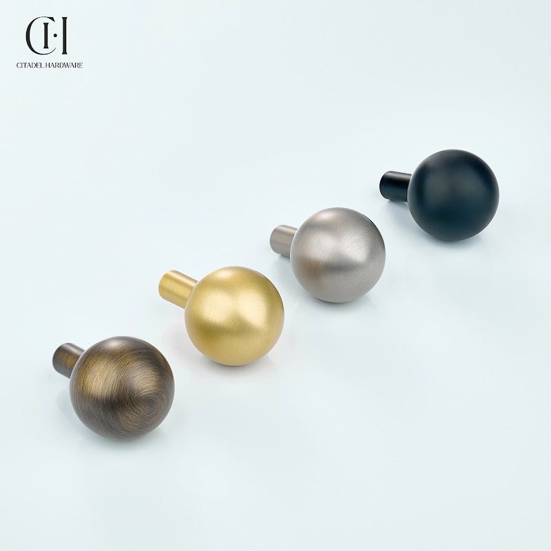 Orva Solid brass Ball Knob – Antique Bronze - View 3