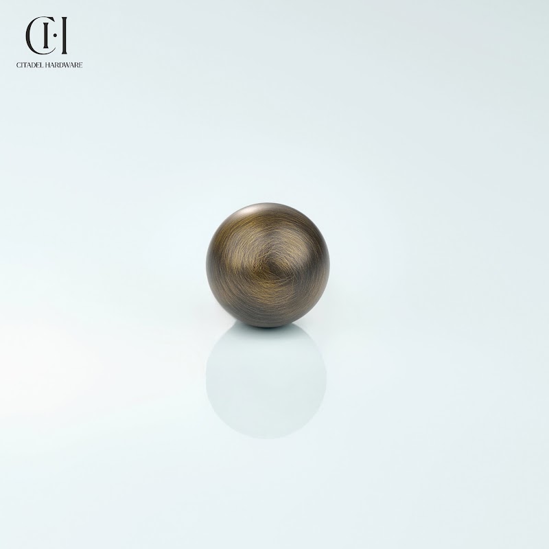 Orva Solid brass Ball Knob – Antique Bronze - View 7