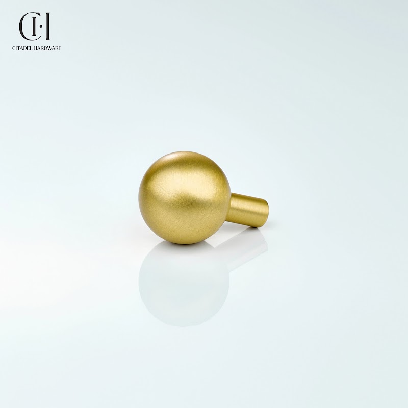 Orva Ball Gold by Citadel Hardware