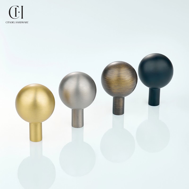 Orva Solid brass Ball Knob – Gold - View 2