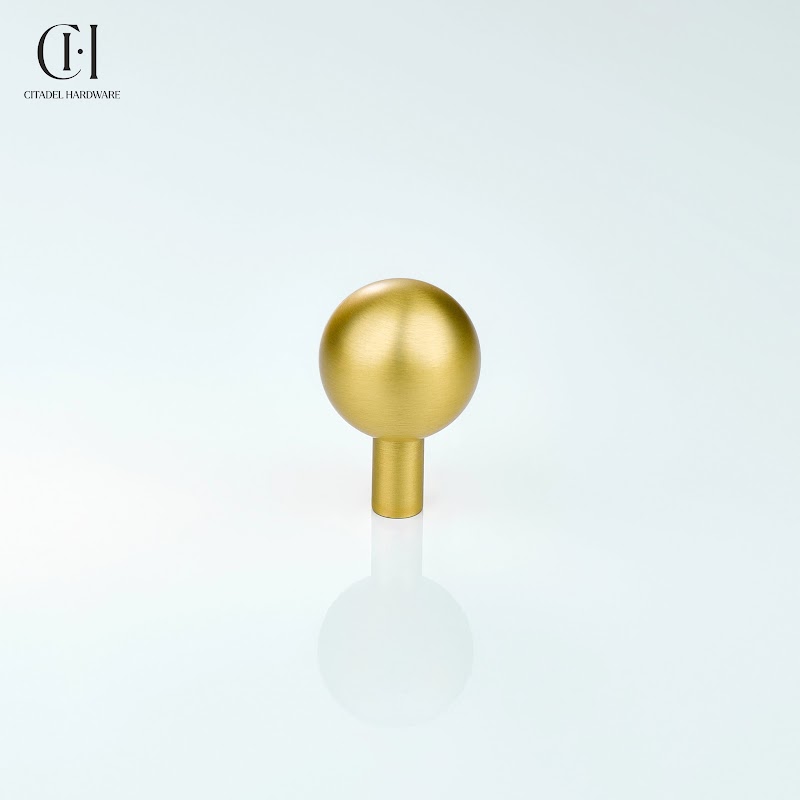 Orva Solid brass Ball Knob – Gold - View 4