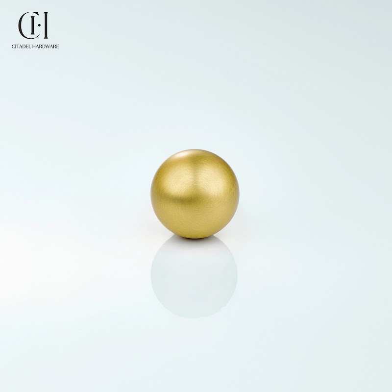 Orva Solid brass Ball Knob – Gold - View 5