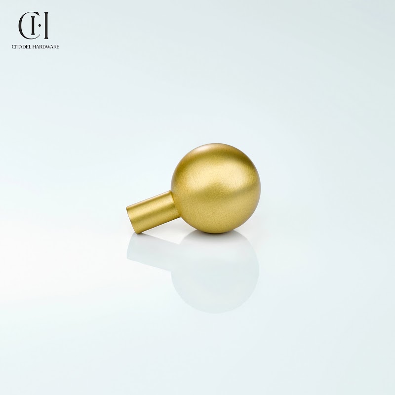 Orva Solid brass Ball Knob – Gold - View 6