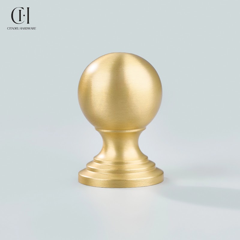 Globen Solid Brass Cabinet Knob – Gold - View 2