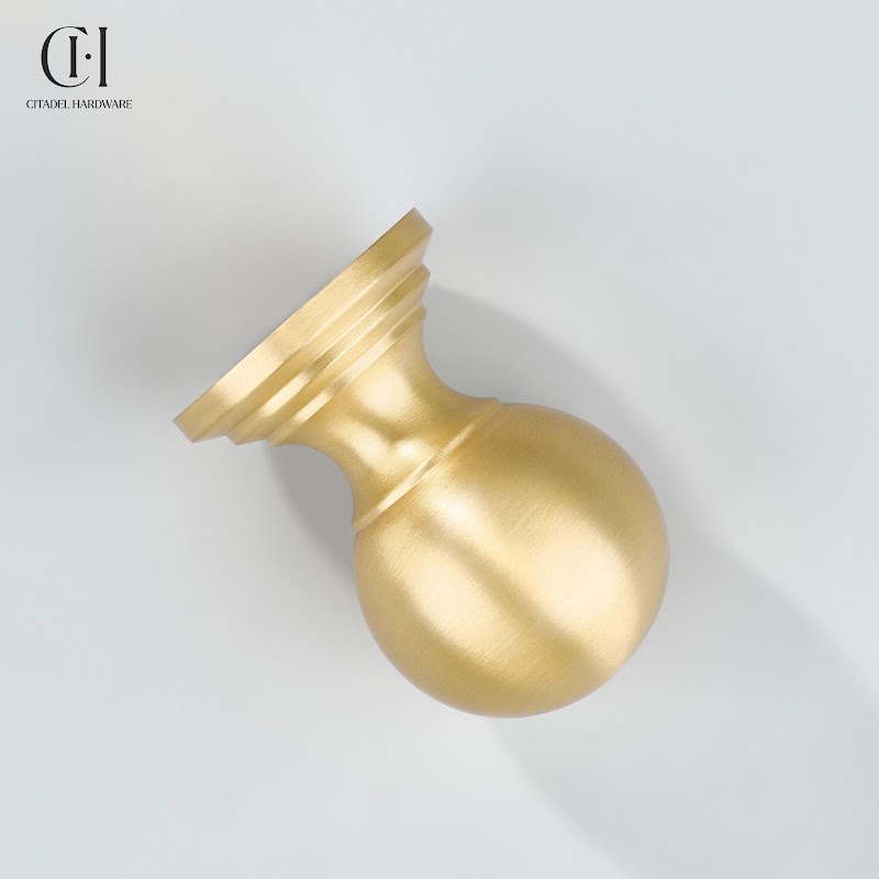 Globen Solid Brass Cabinet Knob – Gold - View 7