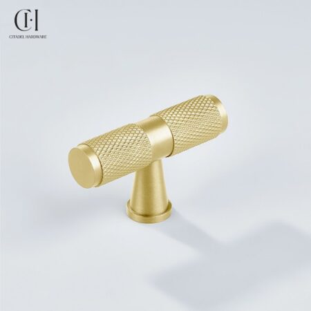 Polo Knurled T-knob Gold by Citadel Hardware