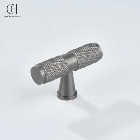 Polo Knurled T-knob Gunmetal by Citadel Hardware