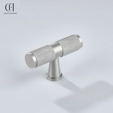 Polo Knurled T-knob Silver by Citadel Hardware