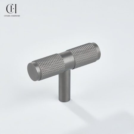 Alto Knurled T-knob Gunmetal by Citadel Hardware
