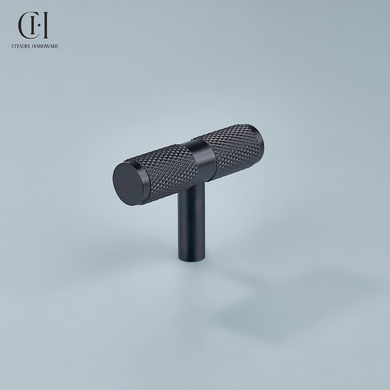 Alto Knurled T-knob Oil Rubbed Bronze by Citadel Hardware