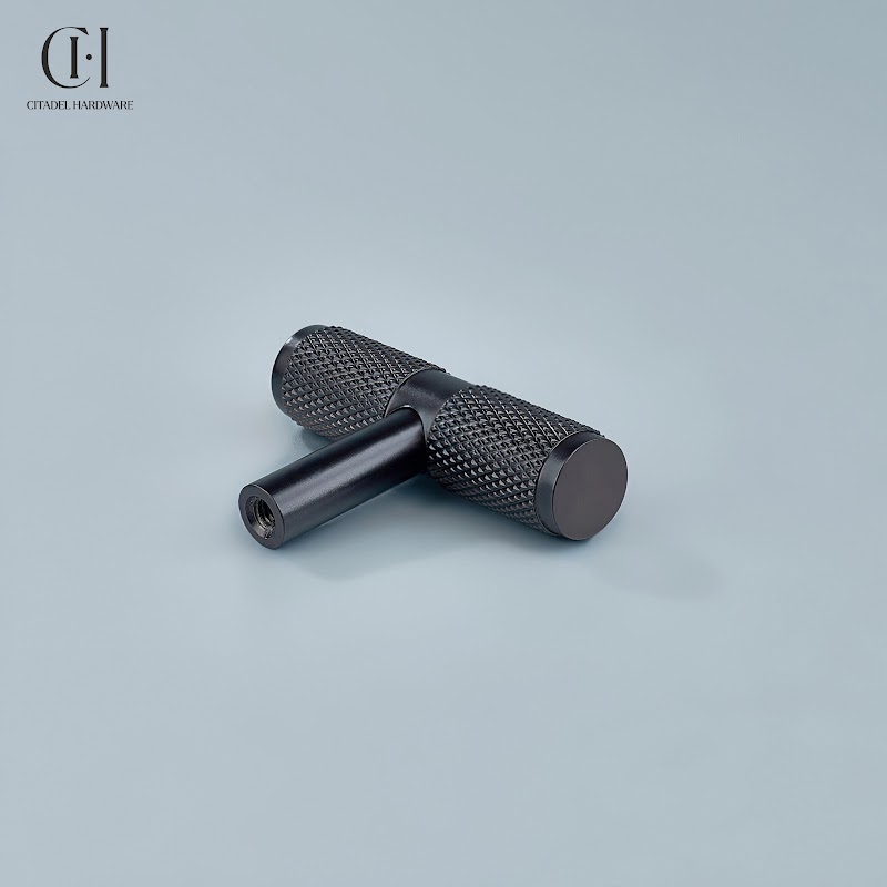 Alto Knurled Brass Cabinet T-Knob – Oil Rubbed Bronze - View 3