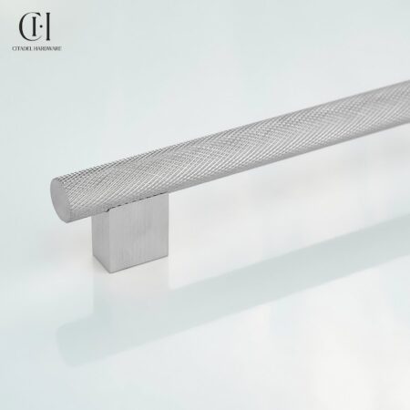 Delvox Knurled Silver by Citadel Hardware