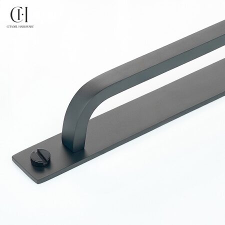 Aurel Curve Backplate Black by Citadel Hardware