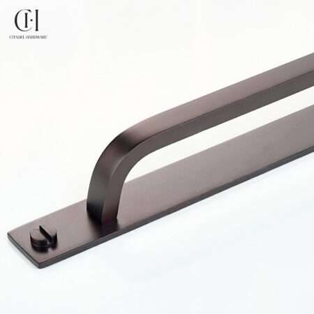 Aurel Curve Backplate Oil Rubbed Bronze by Citadel Hardware