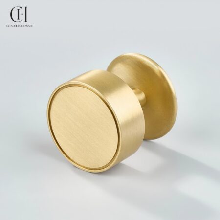 Fortis Round Round Plate Gold by Citadel Hardware