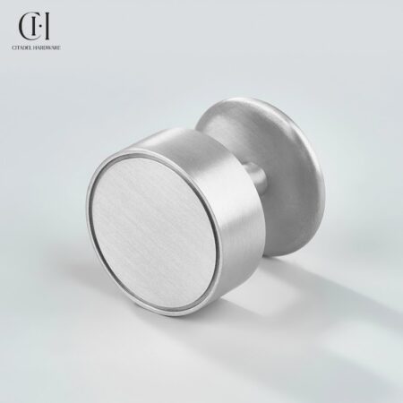Fortis Round Round Plate Silver by Citadel Hardware