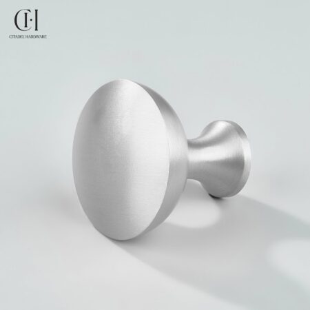 Drev Round Silver by Citadel Hardware