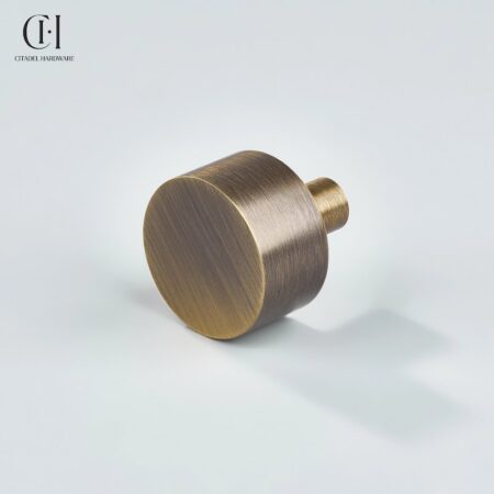 Lund Plain Round Antique Bronze by Citadel Hardware
