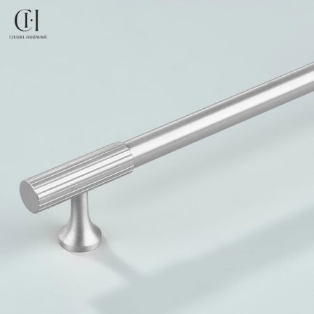 Fivel Linear Knurled Silver by Citadel Hardware