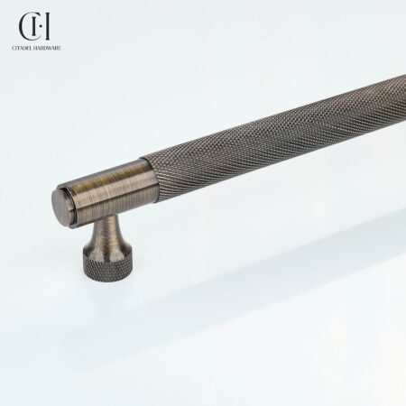 Ivon Knurled Antique Bronze by Citadel Hardware