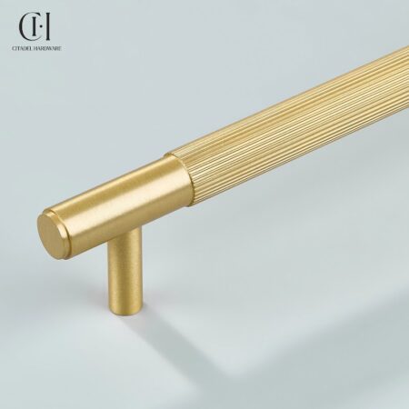 Neel Linear Knurled Gold by Citadel Hardware