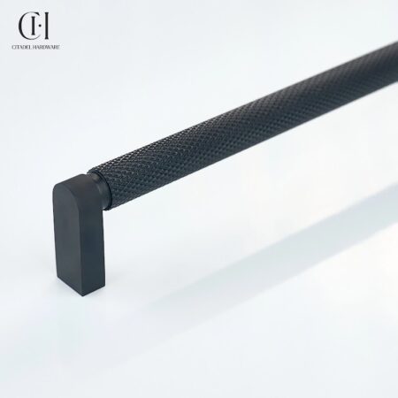 Arvel Knurled Black by Citadel Hardware