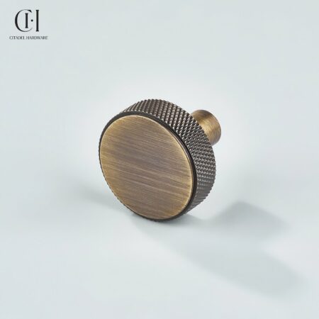 Ambra Round Antique Bronze by Citadel Hardware