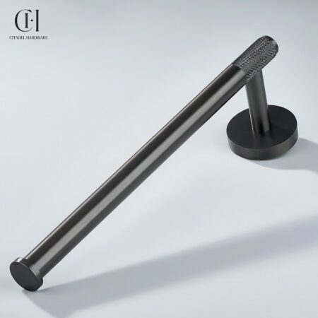 Nova Knurled Towel Gunmetal by Citadel Hardware