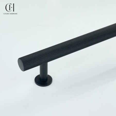 Strel Linear Knurled Black by Citadel Hardware